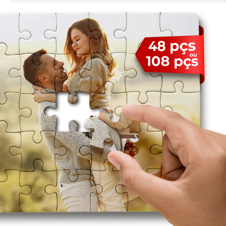 Quebra Cabeça Personalizado Kit 1/2/3 und –