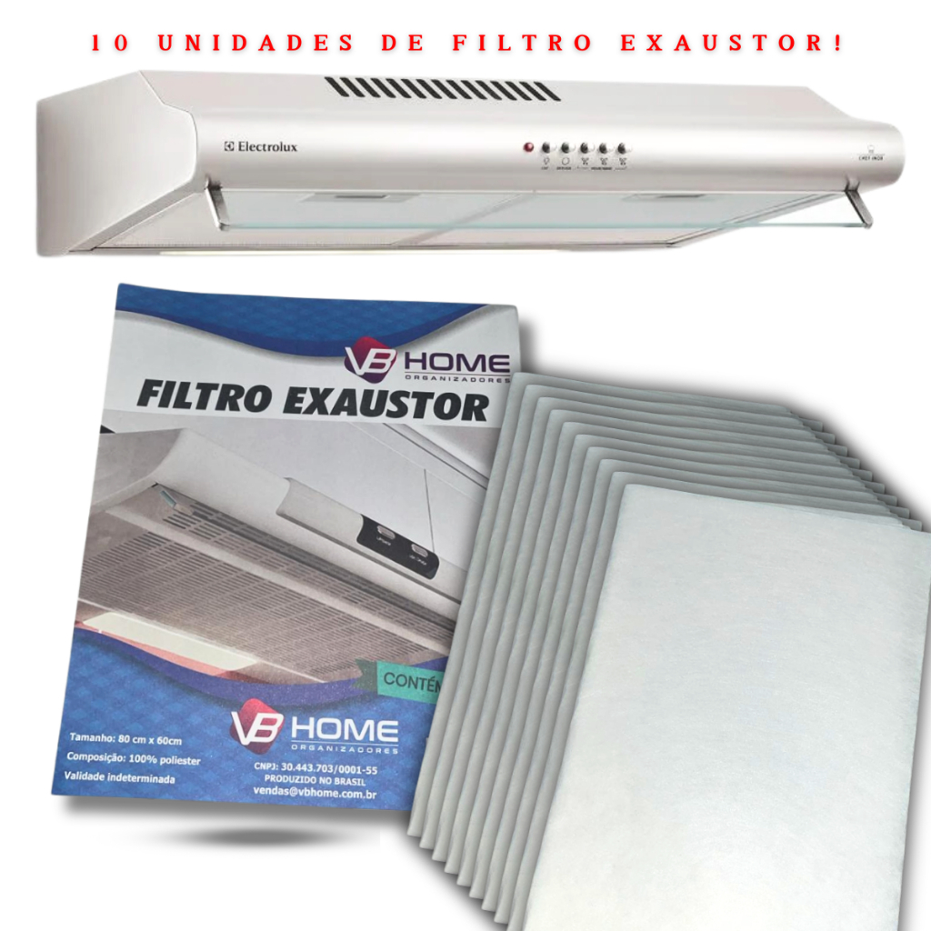 Manta Filtro Para Coifa Depurador Exaustor Suggar Slim 80x60cm