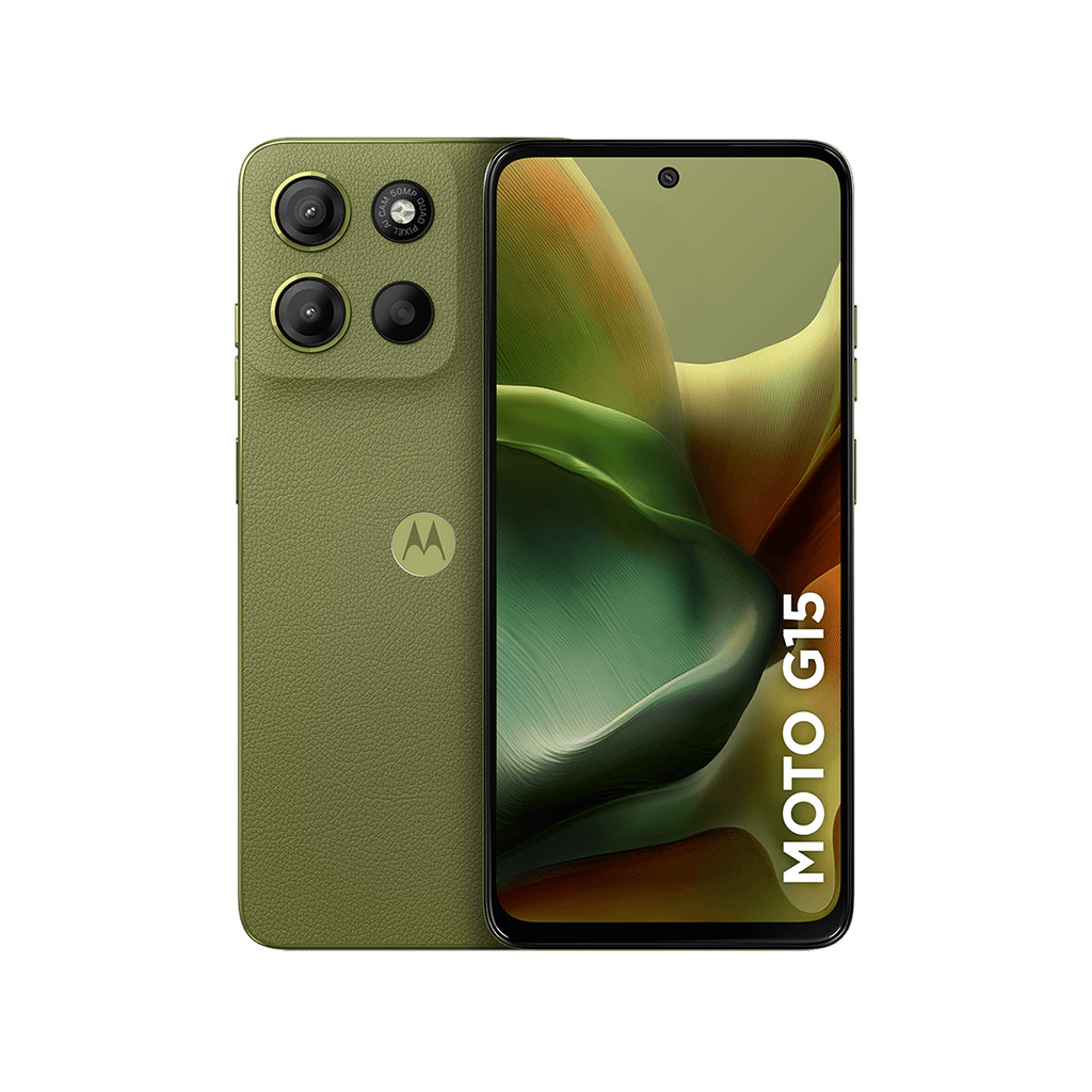Smartphone Motorola Moto G15 256GB, 4G LTE, 12GB RAM Boost*, Camera 50MP, Tela FHD+ 6.7 – Verde Vega