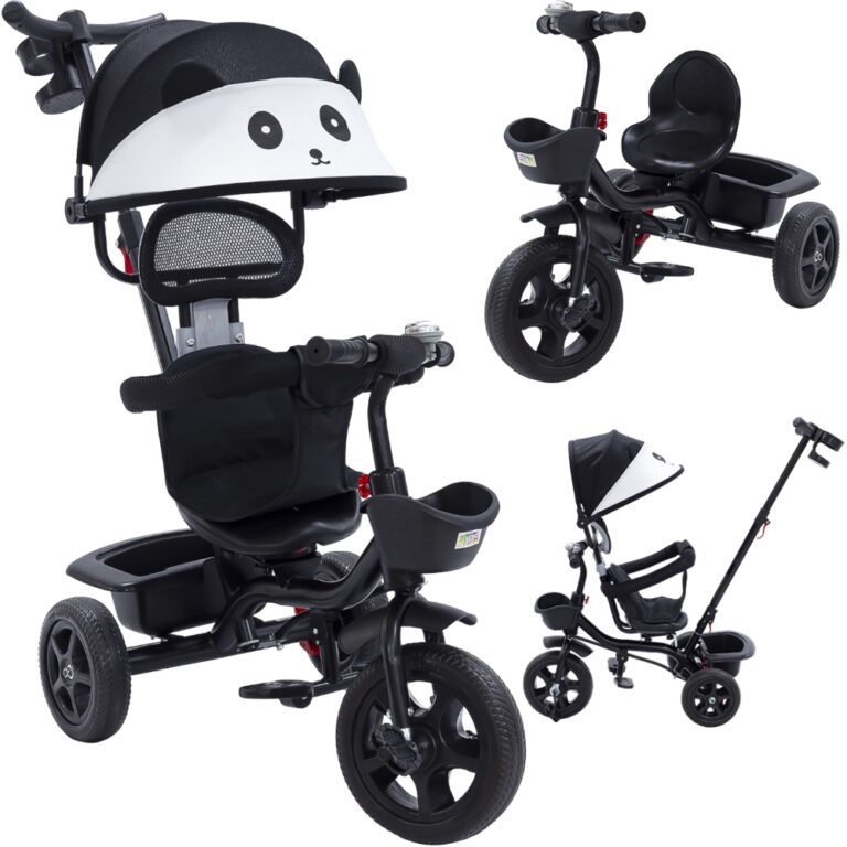 Triciclo Infantil Empurrador 2 em 1 Carrinho de Pa