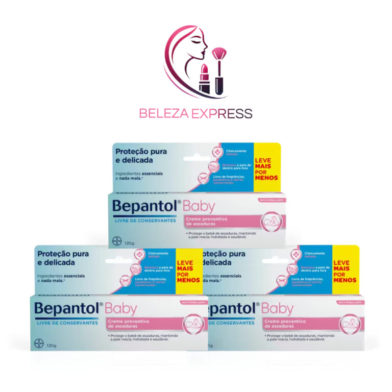 Kit 3 Cremes Preventivos de Assaduras Para Bebês 