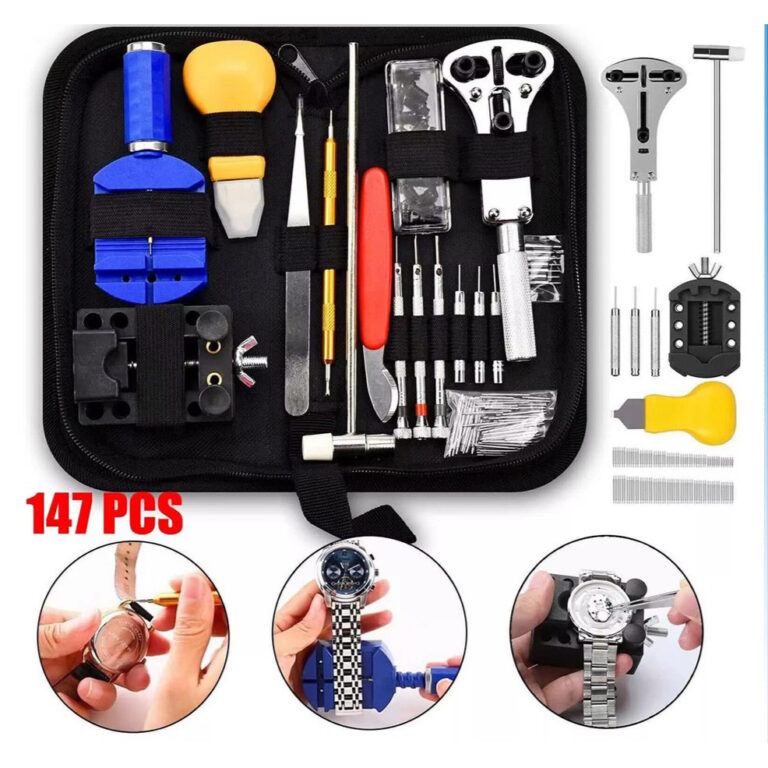 Kit 147 Pcs De Ferramentas Relojoeiro Conserto De 