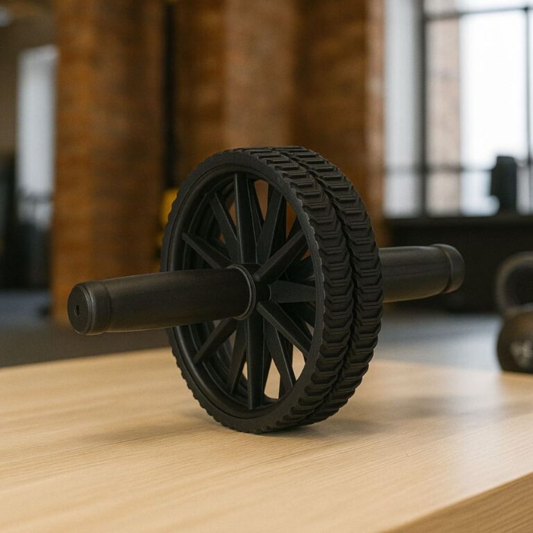 Roda Abdominal Dupla com Apoio Treino Funcional Ab