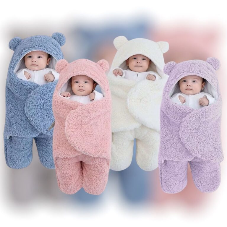 Saco De Dormir Para Bebe Ursinho e Ursinha Com She