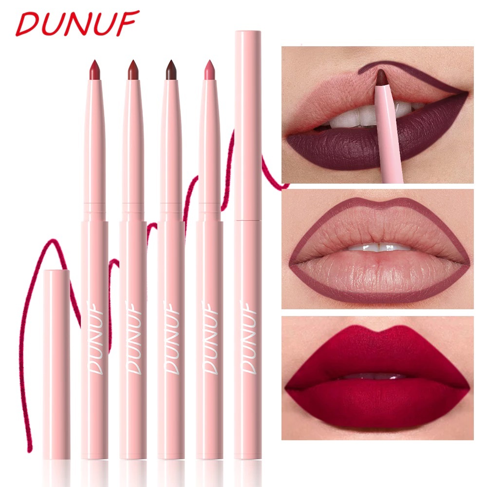 Delineador e Lápis de Contorno Labial 2 em 1 À Prova Dágua Longa Duração – DUNUF