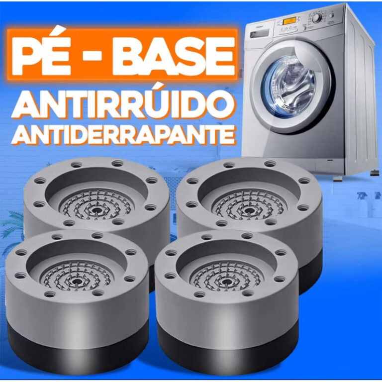 Pés Antivibração Premium  Suporte Antirruído p
