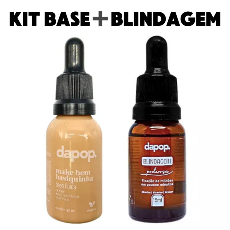 DAPOP Kit Base Fluida Make Bem Basiquinha + Blinda
