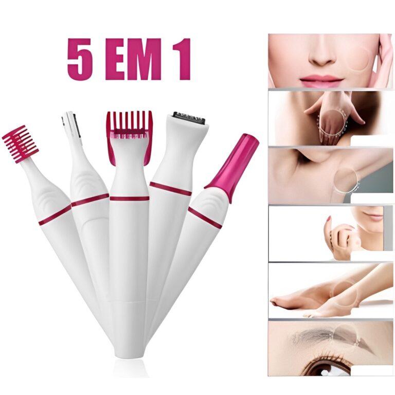 Aparador Cortador Depilador Feminino 5 em 1 de Pel
