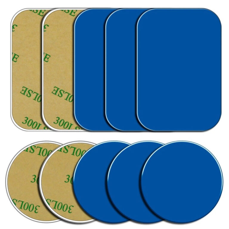 5Pc Adesivo De Placa Metálica Para Suporte De Tel