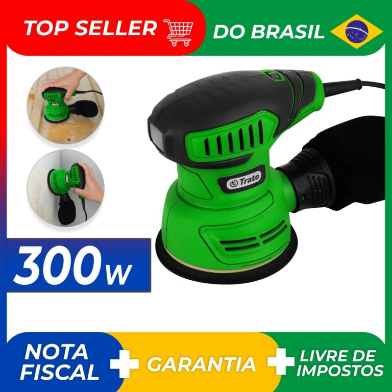 Lixadeira Roto Orbital Elétrica Madeira Lixa 300W