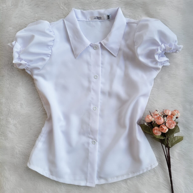 camisa blusa infantil estilo colegial social princ