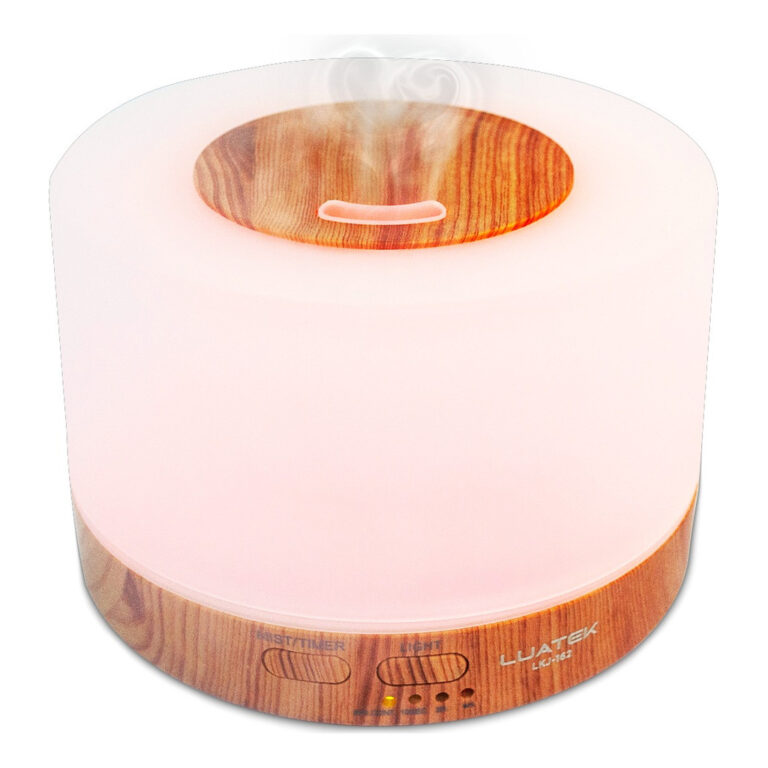 Mini Umidificador Aromatizador 300ml Led Colorido 