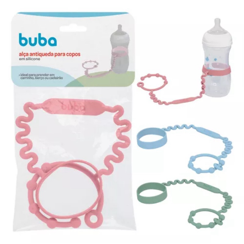 Alça De Silicone Antiqueda Para Copos e Mamadeiras – Buba, Introdução Alimentar