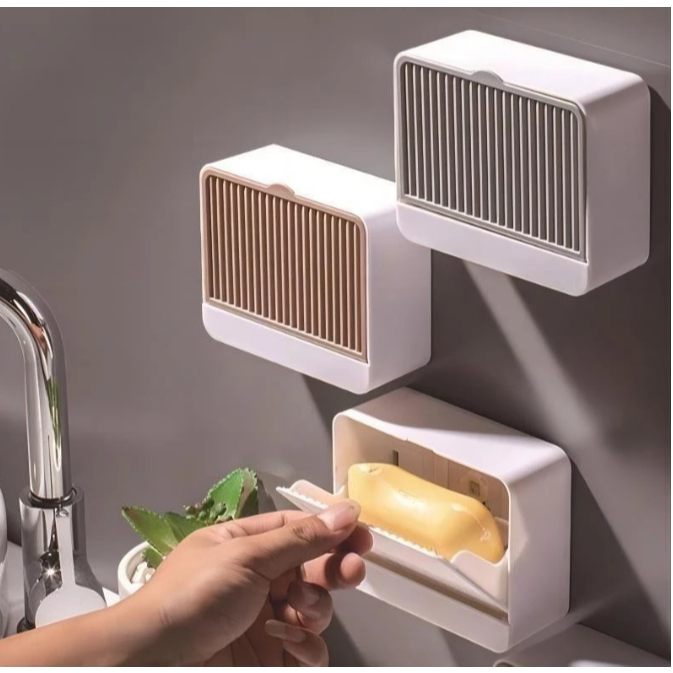 Kit Saboneteira Suporte Parede Porta Sabonete Fixa