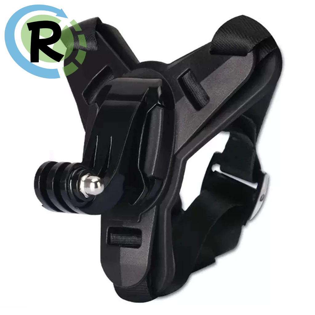 Suporte Go Pro Queixo Cinta Capacete Universal Gopro Sjcam