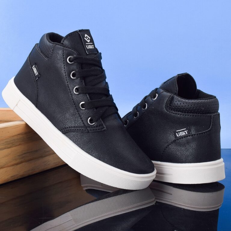 Tenis Botinha Infantil Meninos Casual Cano Alto Co