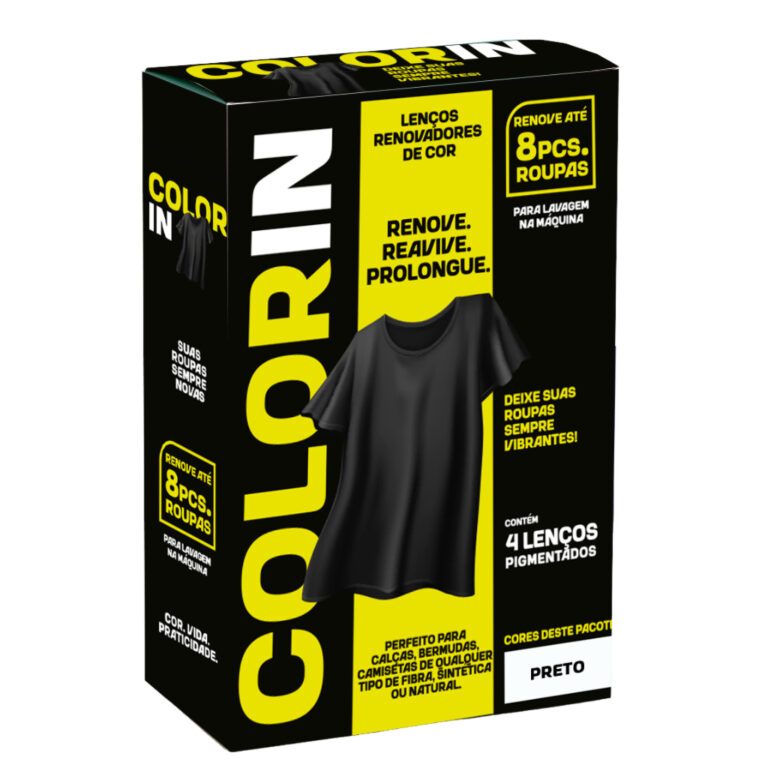 Colorin- Lenço Renova Cor De Peças Desbotadas Pa