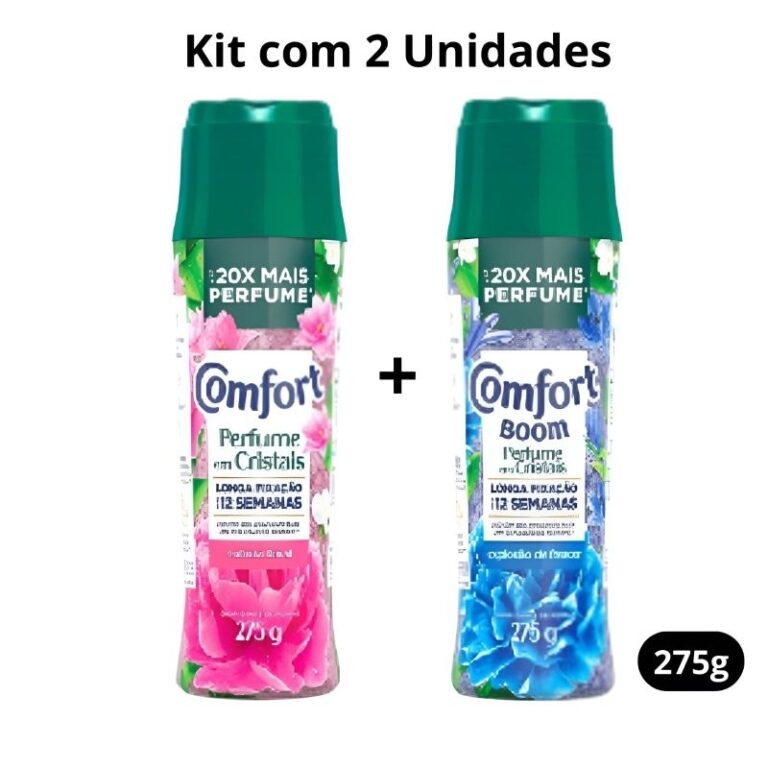 Kit 2 Comfort Boom em Cristais 1 Euforia Floral + 