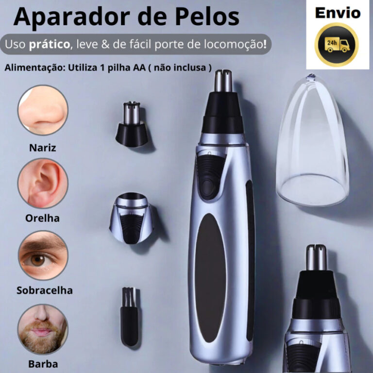 Nariz elétrico aparador de pêlos automático imp