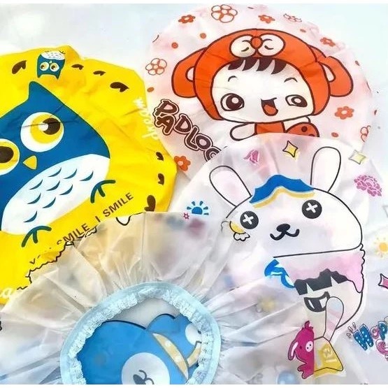 Touca de Banho Infantil Divertida  Modelos Animais