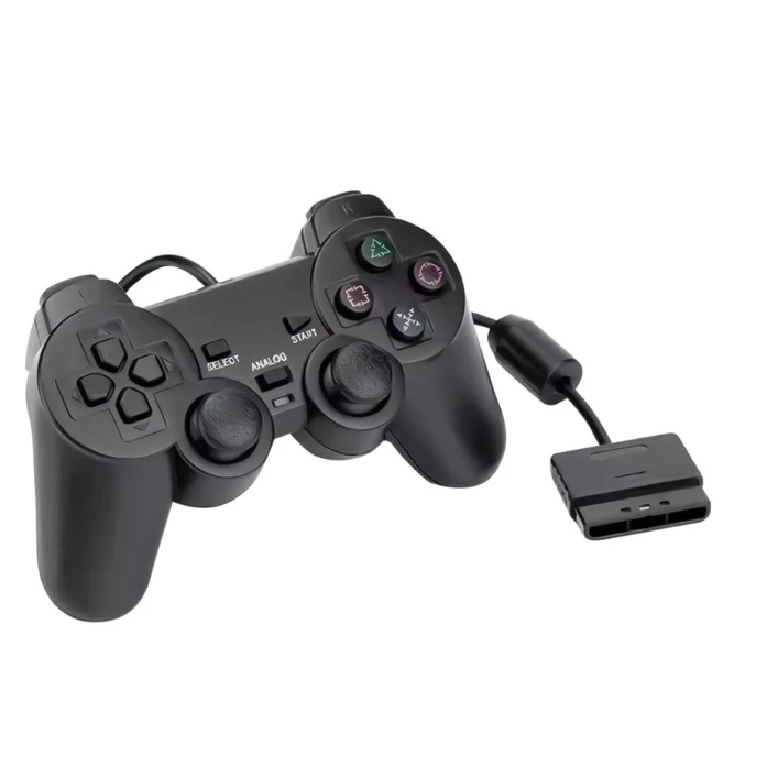 Controle Compatível PS2 Com Fio Vibratório Anal�