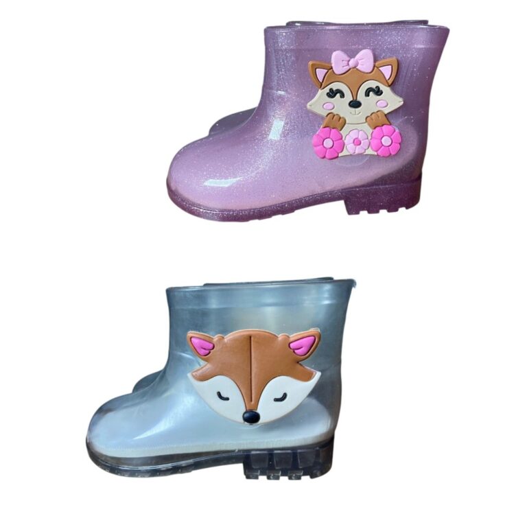 Galochas infantil divertida Galocha com animaçõe