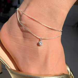 Conjunto Tornozeleiras Prata 925: Estilo e Versatilidade para Toda Ocasião