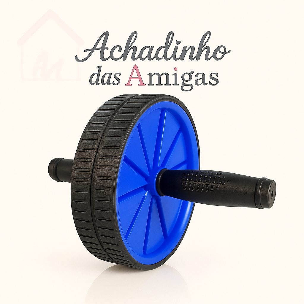Roda Para Exercícios Abdominais Desmontável Academia