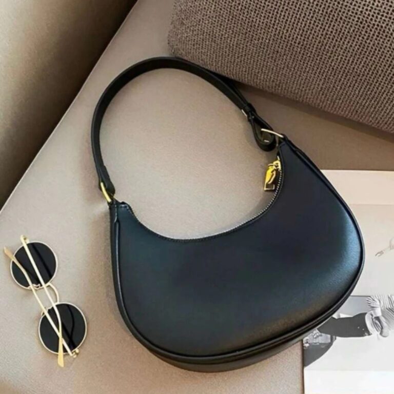 BOLSA FEMININA DE OMBRO ALÇA MEIA LUA