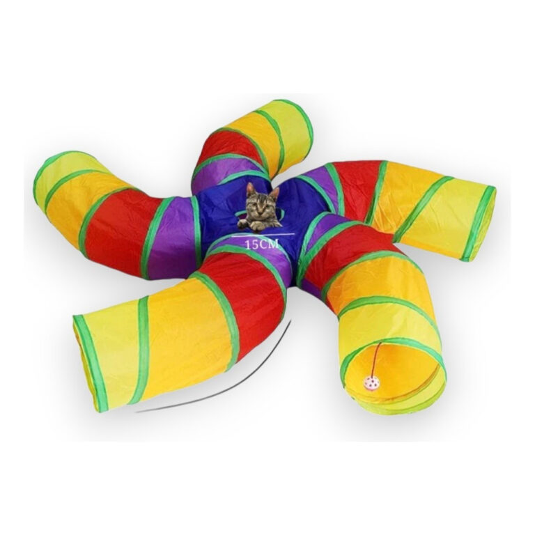 Túnel Para Cães E Gatos Pet Labirinto Com 5 Saí