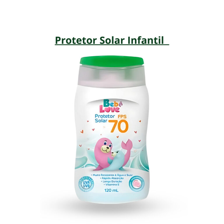 Protetor Solar Bebê Love FPS70 120ml | Original N
