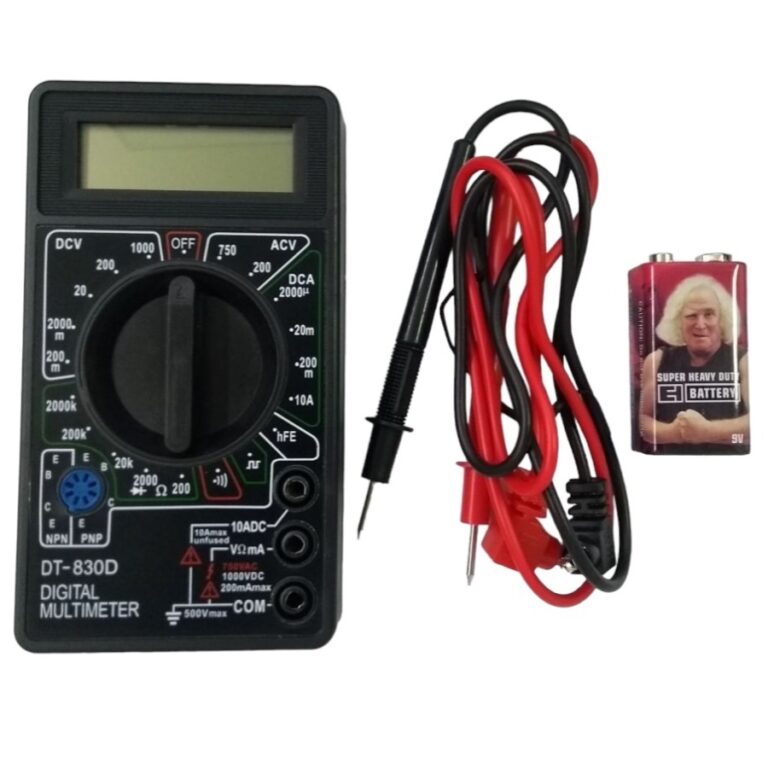 Multímetro Digital DT-830D Com Bateria