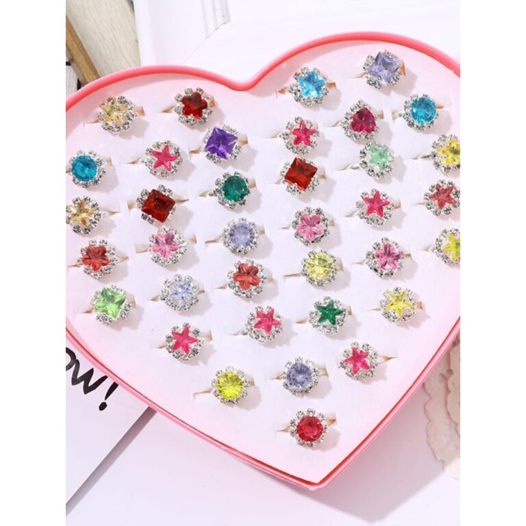 12 Pçs De Anéis Infantis Ajustáveis Para Bebê 