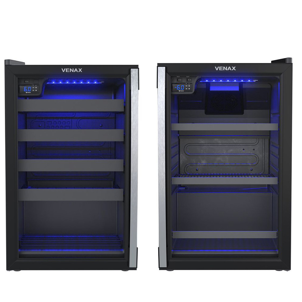 Cervejeira + Adega Venax Blue Light e Piubella 100 Preto 127v