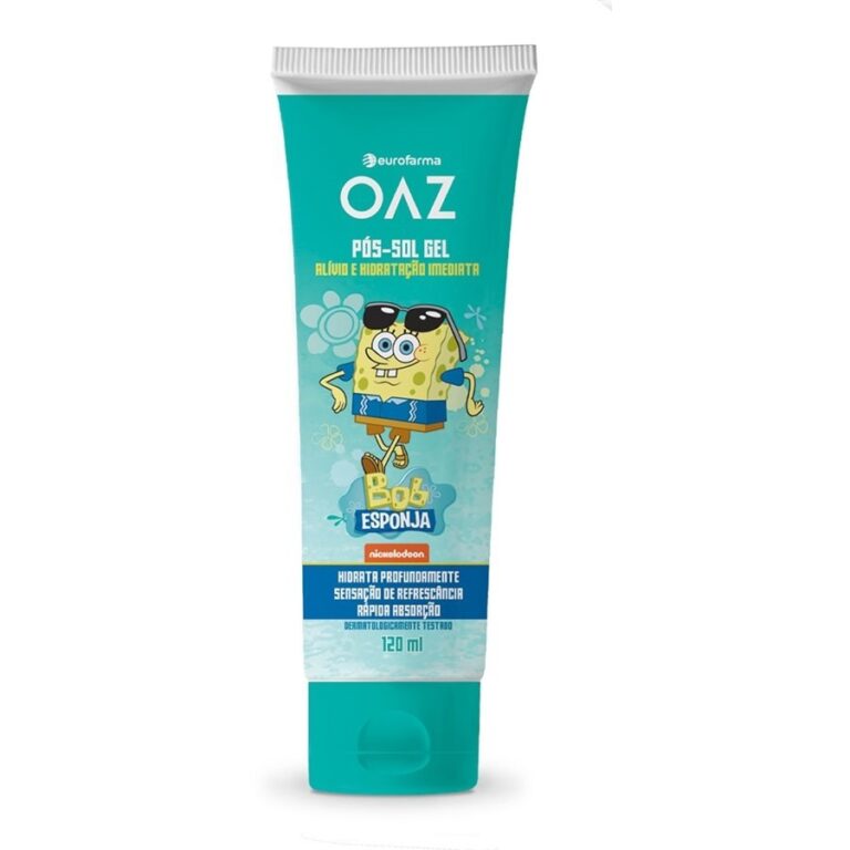 Gel Pós-Sol OAZ De 120ml Bob Esponja – Euro
