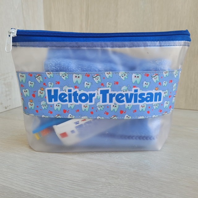 Necessaire Estojo Higiene Dental Personalizado