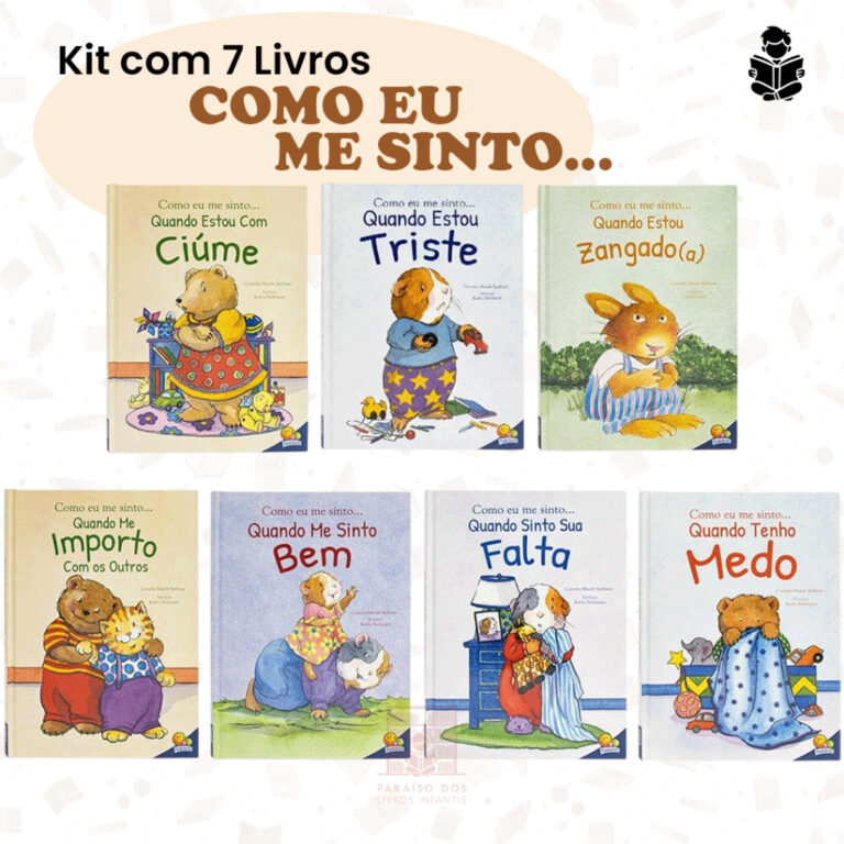 Kit com 7 Livros – Como Eu Me Sinto-Capa Mol