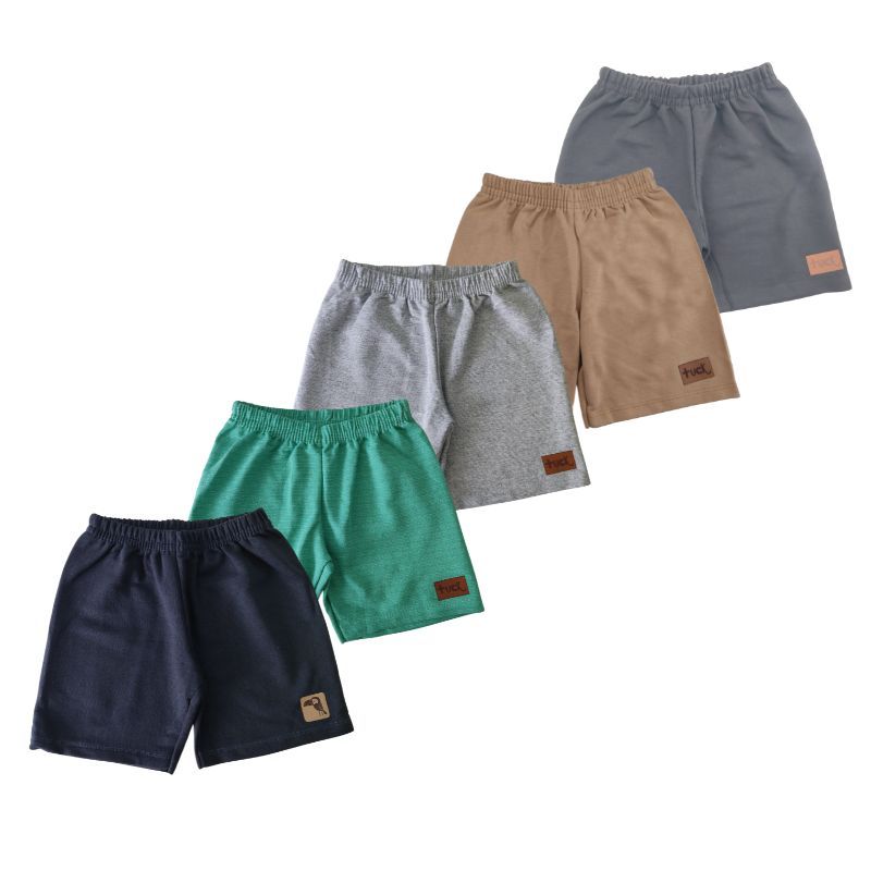 KIT 3 BERMUDAS Infantil MOLETINHO MENINO Tamanhos 1 ao10