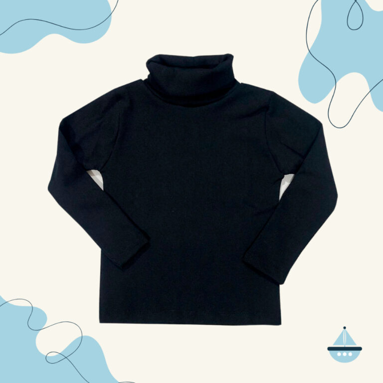 Blusa Cacharrel Juvenil Canelada Gola Alta Debaixo