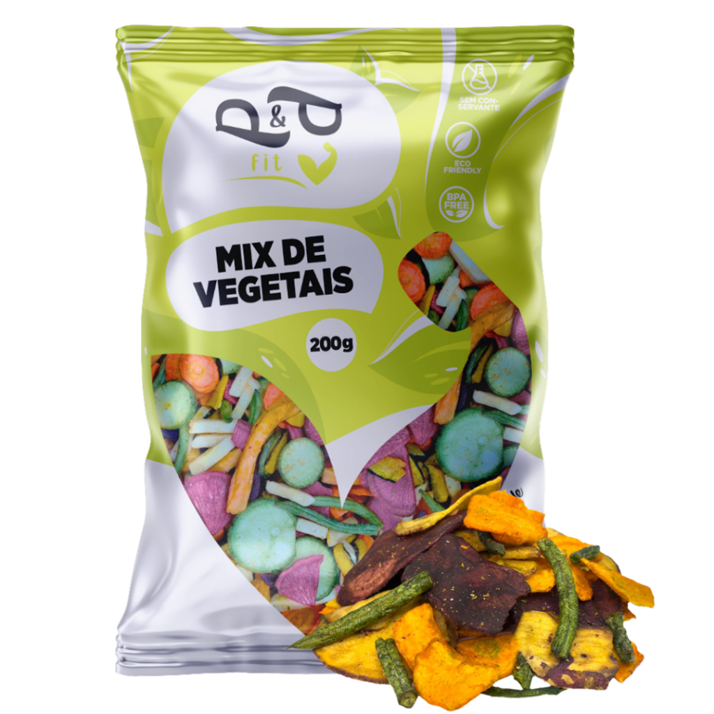 Mix PEP Vegetais e Legumes Desidratados Crocantes 200g