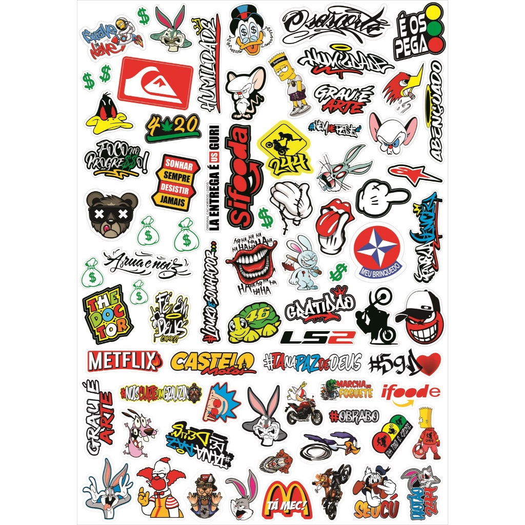 65 Unidades Adesivos Para Capacete Carro Bike Moto Aranha Osascorte 244 59D Grau Corte Prova DÁgua