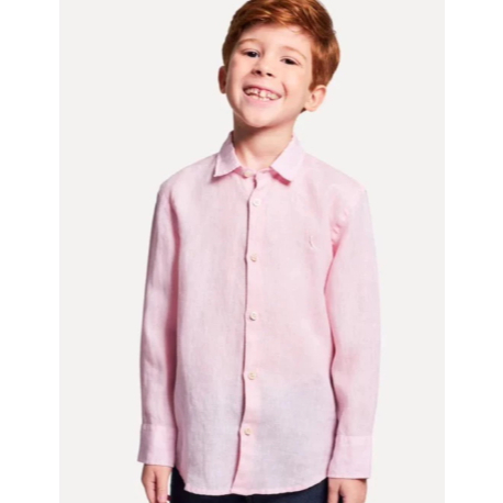 Camisa Social Manga longa Golinha Infantil Manga C