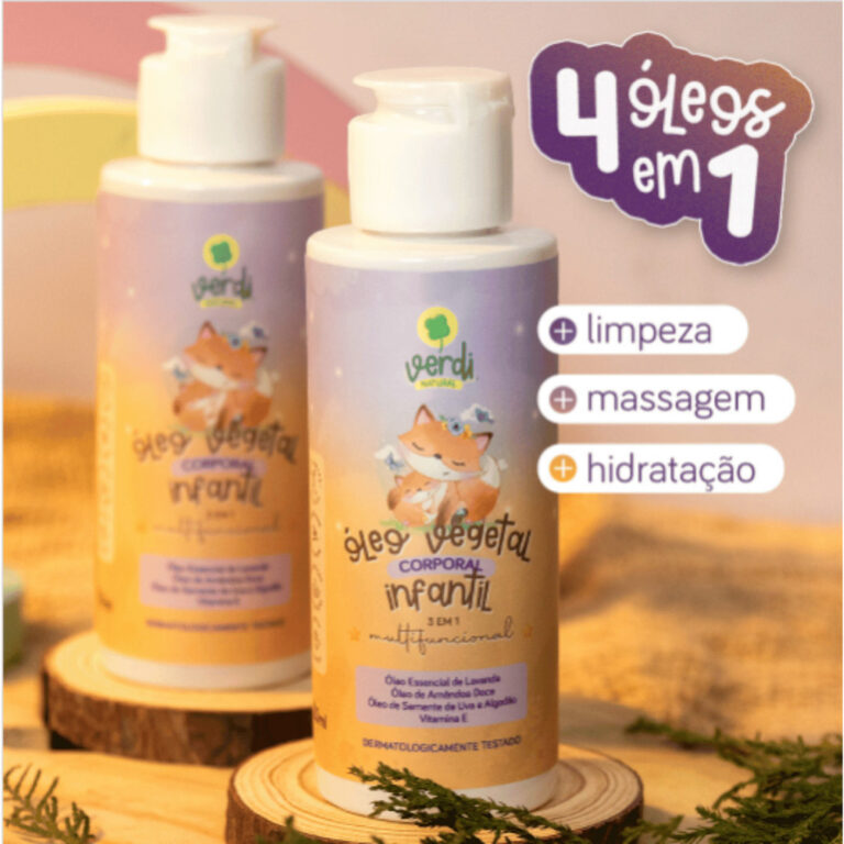 Óleo Vegetal Hidratante Corporal Infantil Verdi N