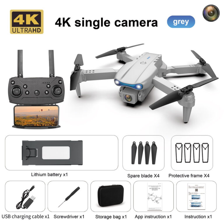 Drone E99 com câmera Pro 4K 2.4Ghz Profissional G