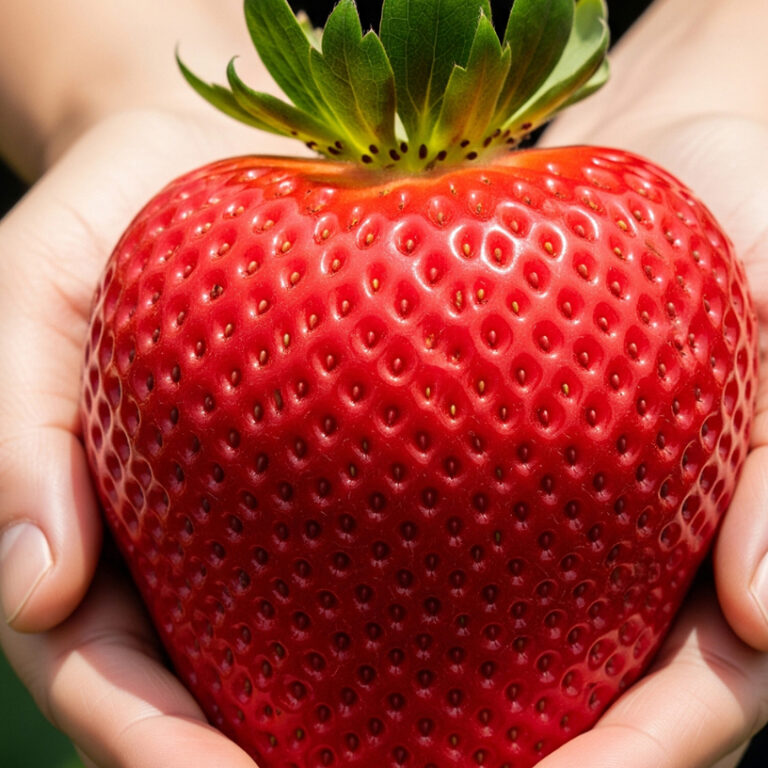 Semente Morango Gigante Doce Raro – 125 Seme