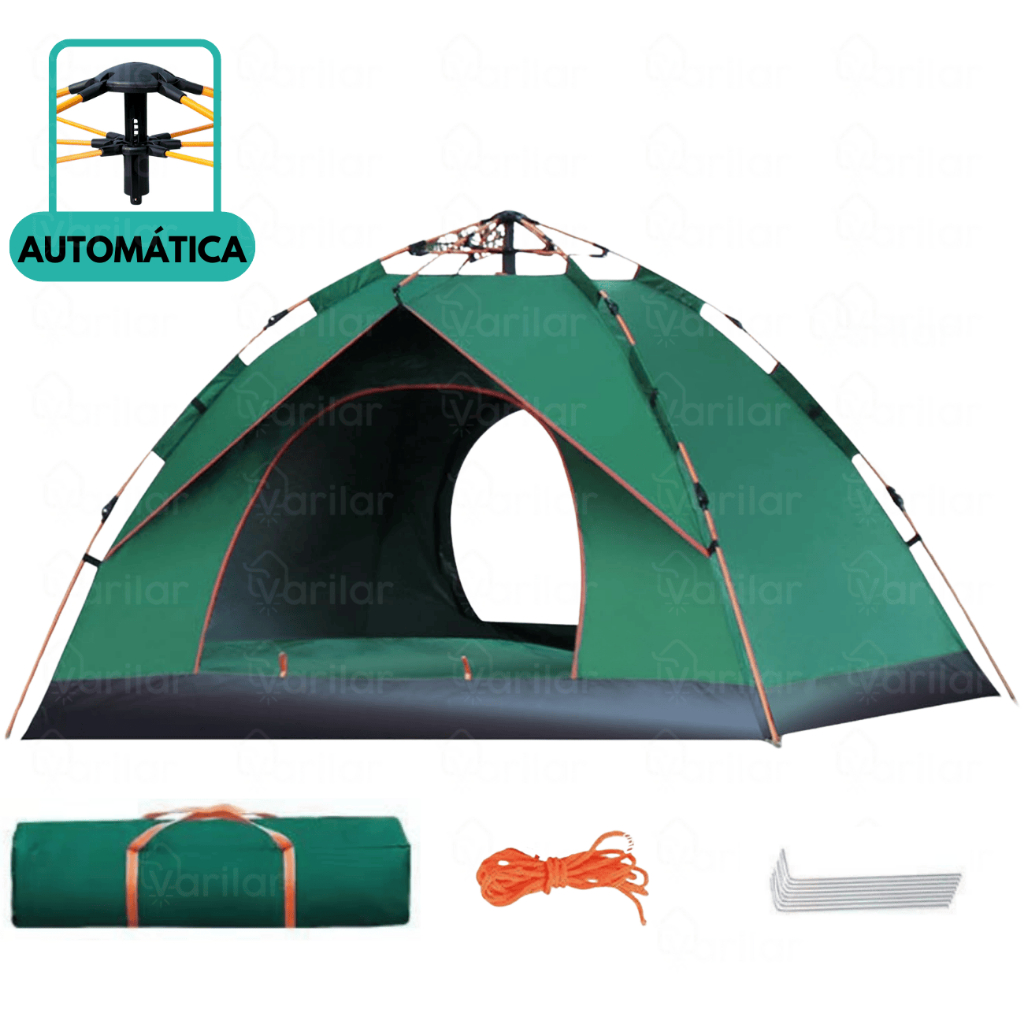 Barraca Camping Automatica 3-4 Pessoas Impermeável Portatil Com Bolsa