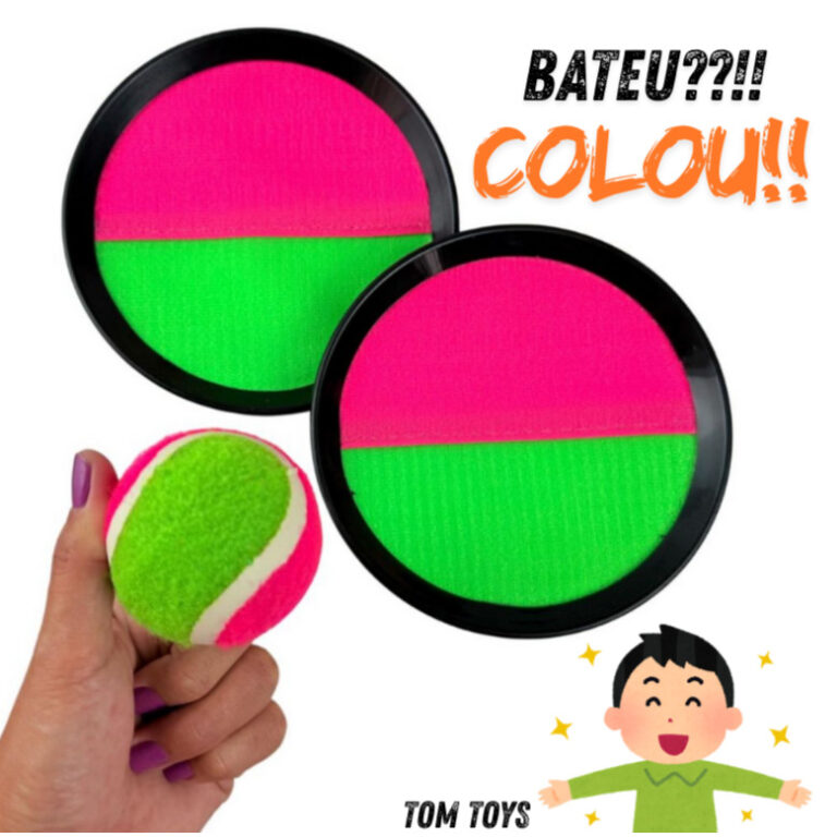 Kit Raquete Frescobol Bateu Colou Peteca Tênis C/