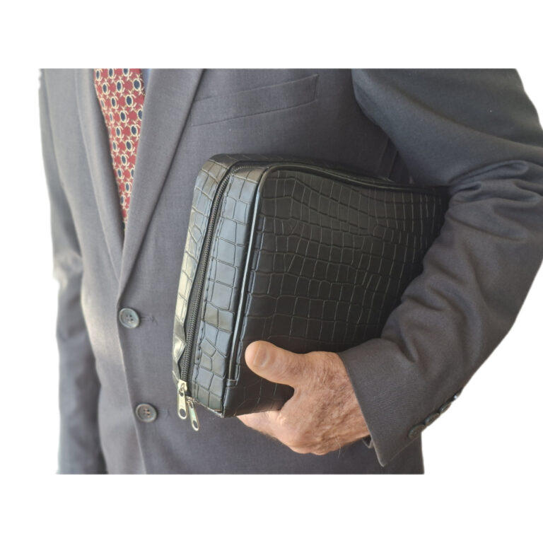 Bolsa Pasta de bíblia CCB grande couro sintético