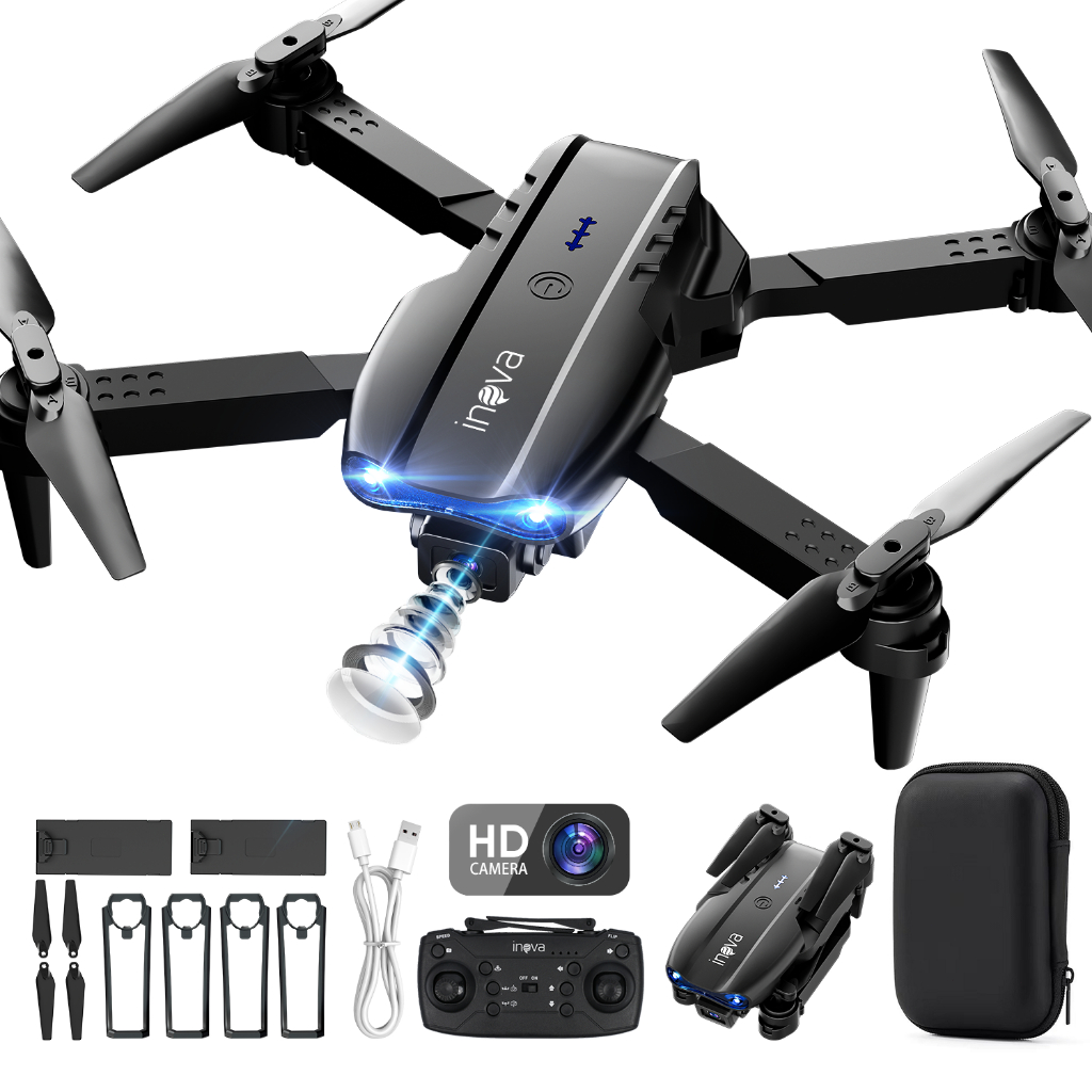 INOVA Drone Com Camera Drone Profissional 1080p Alta Distância Sensores Anti Obstáculo Drone dobráve