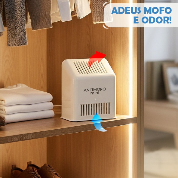 Antimofo Mini PW Desumidificador Elétrico 8W Elim